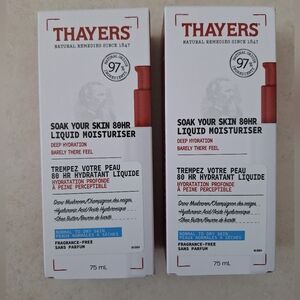 NEW! THAYERS Soak Your Skin 80HR Moisturizer with Hyaluronic Acid, Snow Mushroom